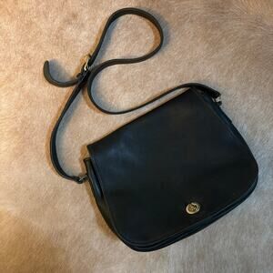 🌲Vintage Coach Forest Green Ranch Bag